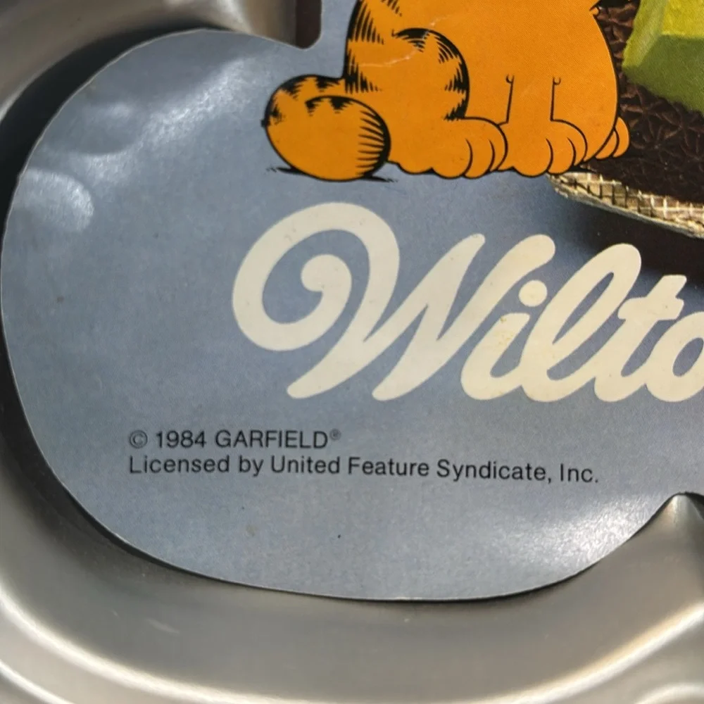 Wilton Garfield Aluminum Cake Pan 1978 1981 #2105-2447‎ VTG